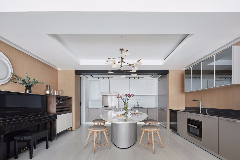 現(xiàn)代簡約風格室內家裝案例效果圖-廚房 現(xiàn)代簡約風格室內家裝案例效果圖-廚房