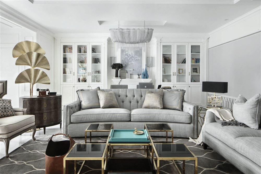 湛江市華盛城市花園歐式風(fēng)格四居室裝修案例