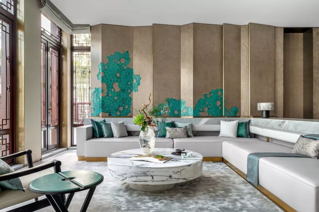 新中式風(fēng)格家裝設(shè)計(jì)室內(nèi)裝修效果圖-客廳 新中式風(fēng)格家裝設(shè)計(jì)室內(nèi)裝修效果圖-客廳