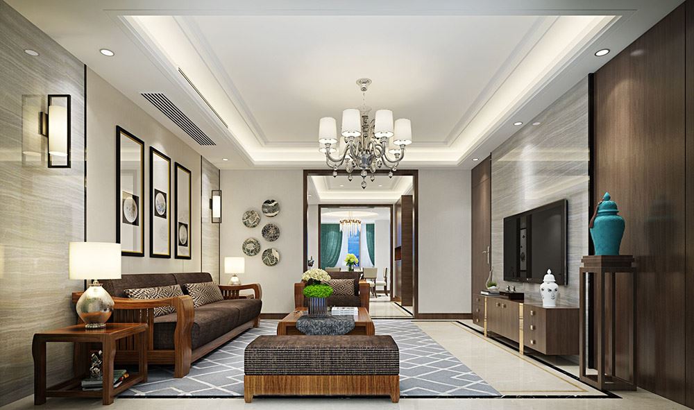 臺州市半島名苑現(xiàn)代簡約風(fēng)格三居室裝修案例