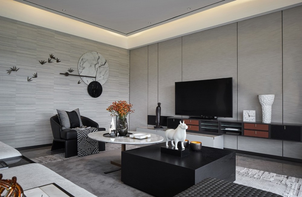 現(xiàn)代簡(jiǎn)約風(fēng)格室內(nèi)設(shè)計(jì)家裝案例-客廳電視背景墻 現(xiàn)代簡(jiǎn)約風(fēng)格室內(nèi)設(shè)計(jì)家裝案例-客廳電視背景墻