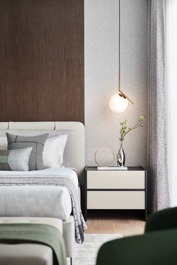 現(xiàn)代簡(jiǎn)約風(fēng)格別墅室內(nèi)設(shè)計(jì)家裝案例-臥室床頭柜 現(xiàn)代簡(jiǎn)約風(fēng)格別墅室內(nèi)設(shè)計(jì)家裝案例-臥室床頭柜