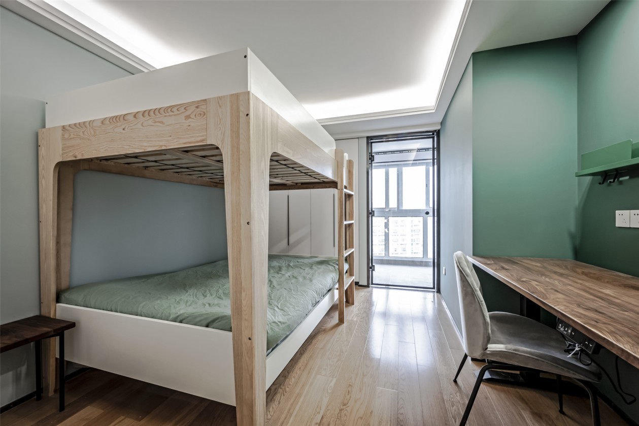 現(xiàn)代前衛(wèi)風(fēng)格室內(nèi)設(shè)計家裝案例-次臥 現(xiàn)代前衛(wèi)風(fēng)格室內(nèi)設(shè)計家裝案例-次臥