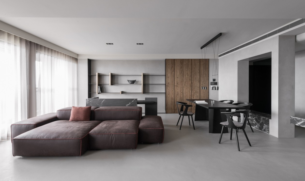 現(xiàn)代極簡風格室內(nèi)設計家裝案例-客餐廳 現(xiàn)代極簡風格室內(nèi)設計家裝案例-客餐廳