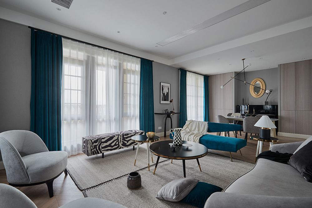 在起風的季節(jié)心理向往著柔軟的裝飾設計，平凡地過著舒心的生活-客廳