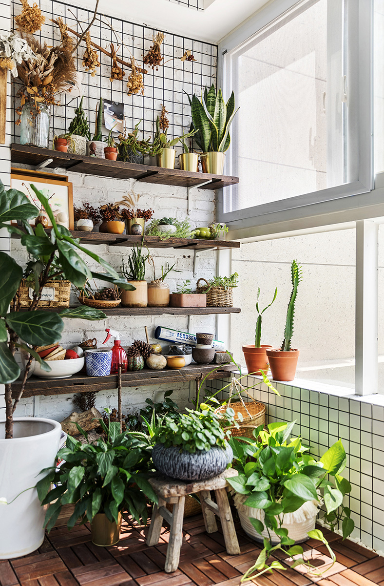 原木北歐風(fēng)室內(nèi)設(shè)計(jì)，帶著年輕人奮斗上進(jìn)心裝飾的溫馨小窩-陽(yáng)臺(tái)