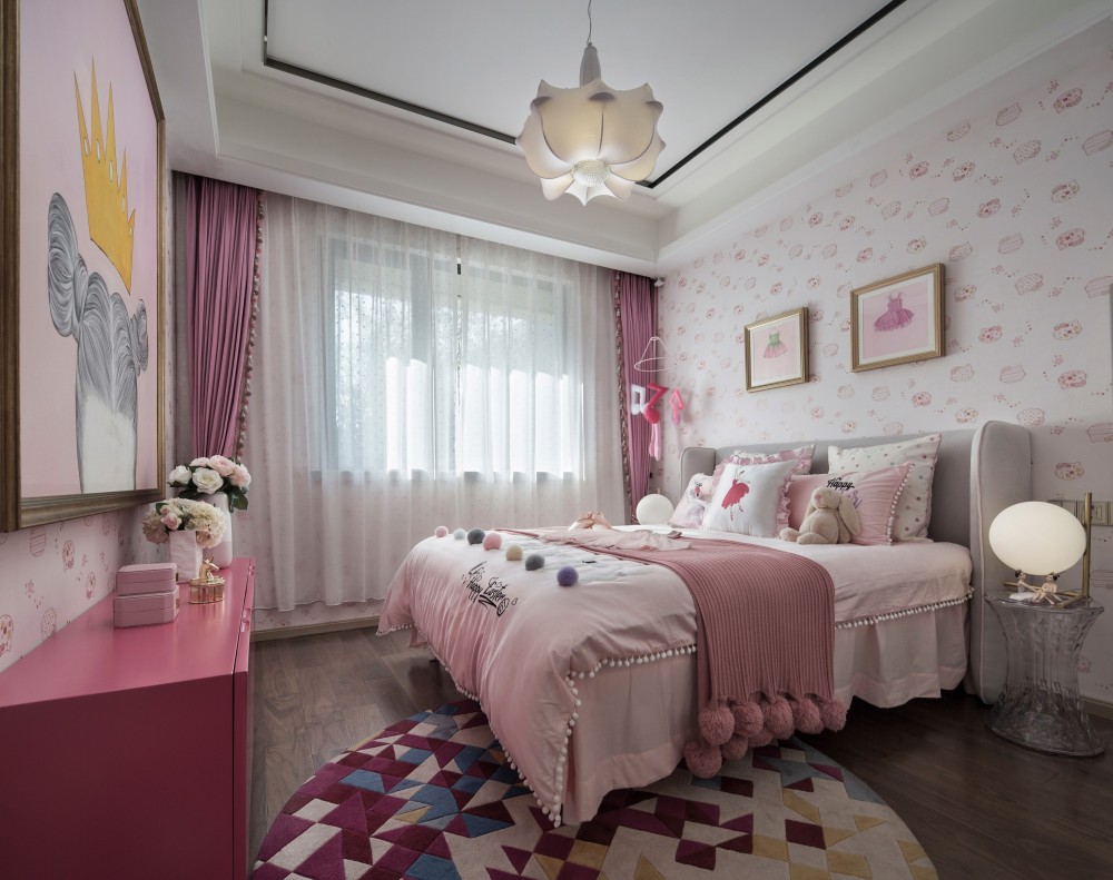 現(xiàn)代輕奢風(fēng)格室內(nèi)設(shè)計(jì)家裝案例-兒童房 現(xiàn)代輕奢風(fēng)格室內(nèi)設(shè)計(jì)家裝案例-兒童房