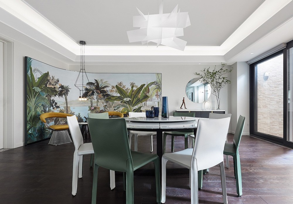 現(xiàn)代簡(jiǎn)約風(fēng)格室內(nèi)家裝案例效果圖-餐廳 現(xiàn)代簡(jiǎn)約風(fēng)格室內(nèi)家裝案例效果圖-餐廳