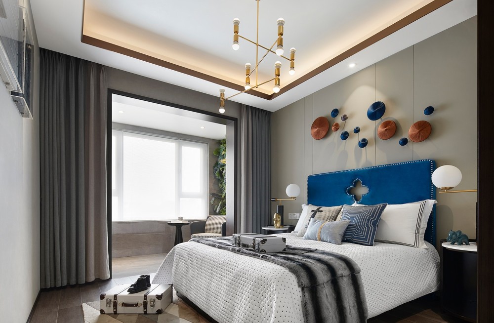 新中式風格室內(nèi)設(shè)計家裝案例-次臥 新中式風格室內(nèi)設(shè)計家裝案例-次臥