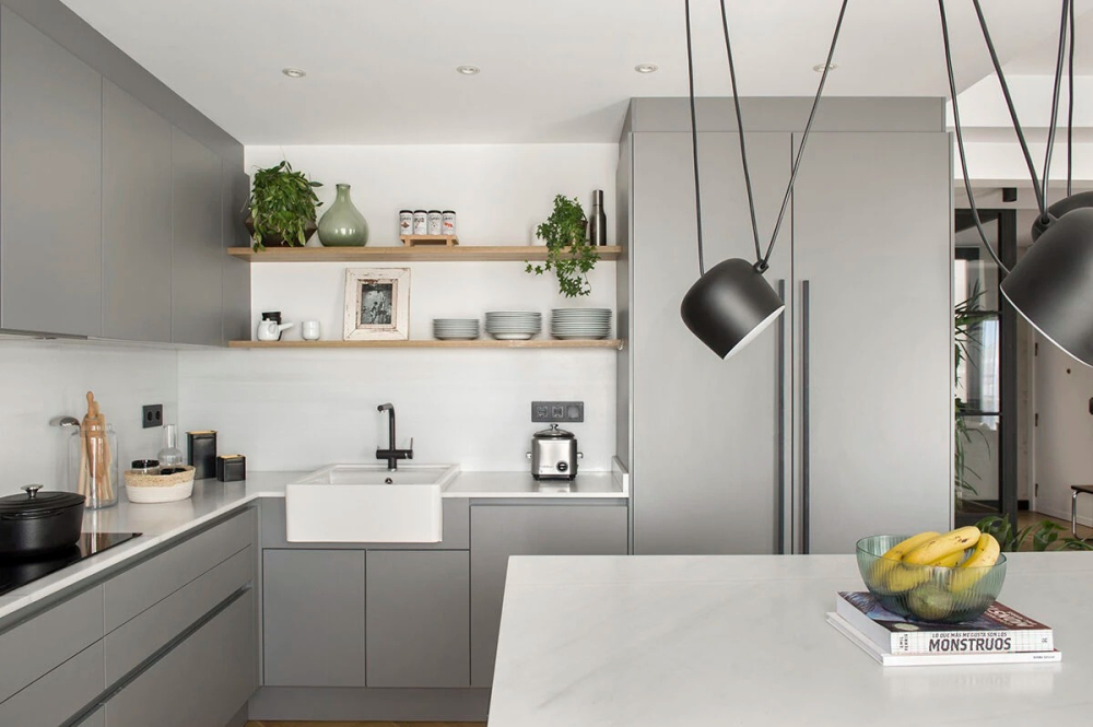 簡約高級灰風格室內設計家裝案例-廚房 簡約高級灰風格室內設計家裝案例-廚房