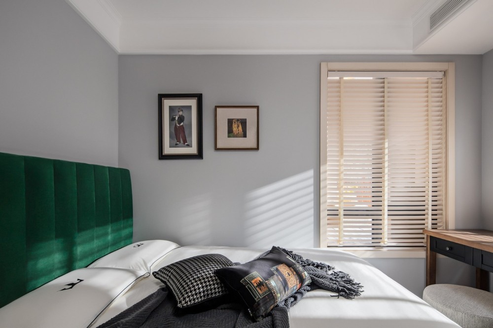 現(xiàn)代美式風(fēng)格室內(nèi)家裝案例效果圖-客臥 現(xiàn)代美式風(fēng)格室內(nèi)家裝案例效果圖-客臥