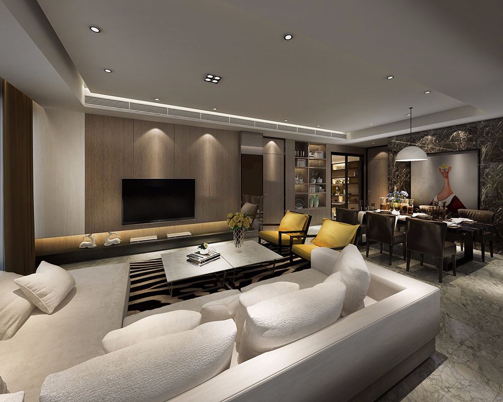 佛山市龍光&middot;玖悅灣現(xiàn)代簡約風(fēng)格別墅裝修案例