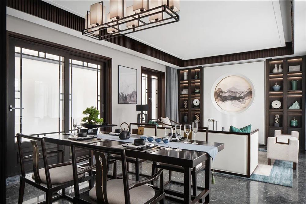 佛山市碧桂園&middot;嶺南盛世新中式風(fēng)格四居室裝修案例