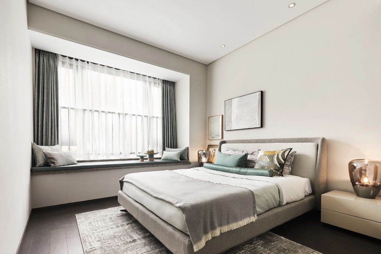 現(xiàn)代輕奢風格室內(nèi)設計家裝案例-次臥 現(xiàn)代輕奢風格室內(nèi)設計家裝案例-次臥