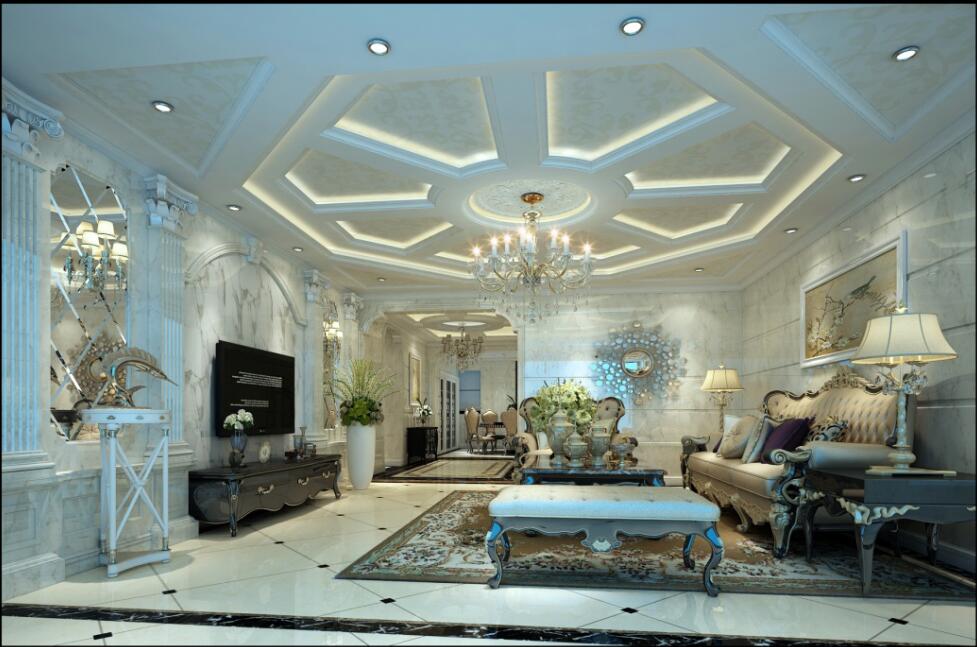 佛山裝修公司簡歐風格室內(nèi)裝修效果圖-客廳 佛山裝修公司簡歐風格室內(nèi)裝修效果圖-客廳