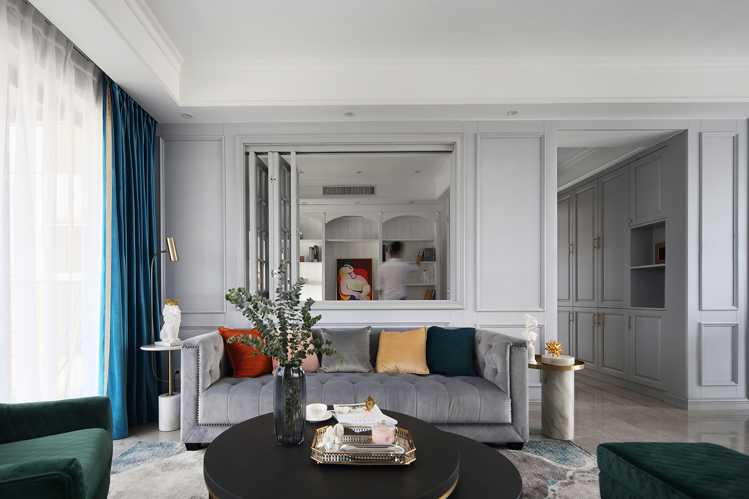 美式簡(jiǎn)約風(fēng)格室內(nèi)家裝案例效果圖-客廳沙發(fā) 美式簡(jiǎn)約風(fēng)格室內(nèi)家裝案例效果圖-客廳沙發(fā)