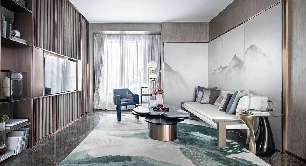 新中式風格家裝設(shè)計復式裝修效果圖-休息室 新中式風格家裝設(shè)計復式裝修效果圖-休息室