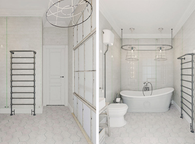 純白優(yōu)雅工業(yè)風(fēng)格室內(nèi)家裝設(shè)計(jì)-衛(wèi)生間