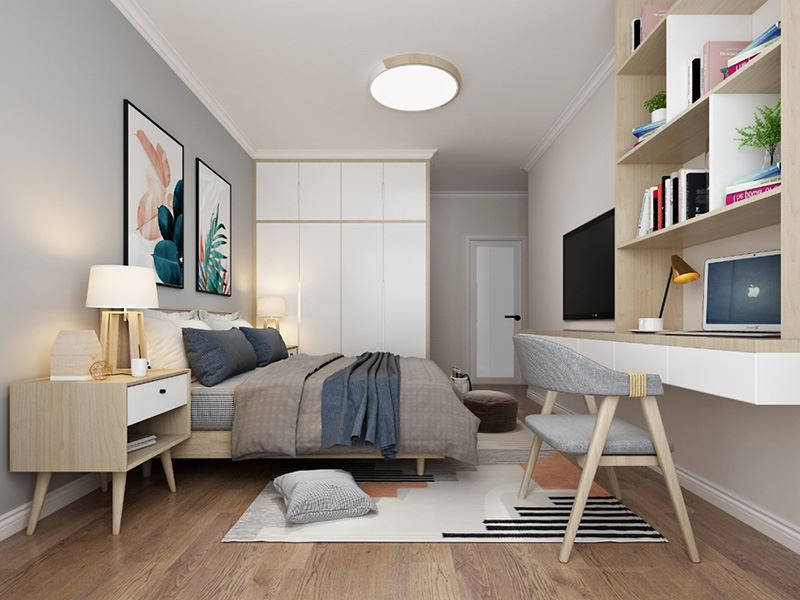 佛山市雅居樂&middot;江畔明珠現(xiàn)代簡約風(fēng)格三居室裝修案例