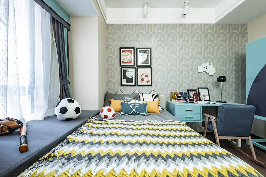 輕奢簡(jiǎn)約風(fēng)格室內(nèi)家裝案例效果圖-兒童房 輕奢簡(jiǎn)約風(fēng)格室內(nèi)家裝案例效果圖-兒童房