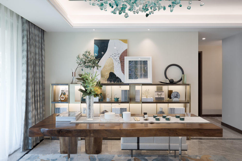 現(xiàn)代輕奢風格室內(nèi)設(shè)計家裝案例-茶室 現(xiàn)代輕奢風格室內(nèi)設(shè)計家裝案例-茶室