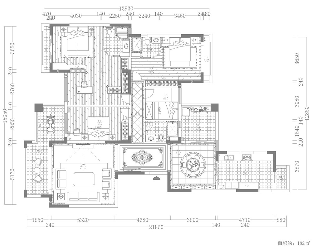 佛山裝修公司簡歐風格室內(nèi)裝修效果圖-戶型圖 佛山裝修公司簡歐風格室內(nèi)裝修效果圖-戶型圖