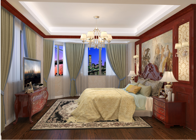 簡(jiǎn)約歐式風(fēng)格別墅裝修設(shè)計(jì)效果圖-雅寶名門世家別墅360平米-別墅臥室裝修設(shè)計(jì) 簡(jiǎn)約歐式風(fēng)格別墅裝修設(shè)計(jì)效果圖-雅寶名門世家別墅360平米-別墅臥室裝修設(shè)計(jì)