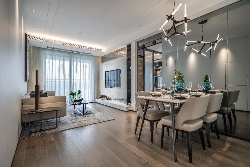 現(xiàn)代簡約風格室內(nèi)設(shè)計家裝案例-餐廳 現(xiàn)代簡約風格室內(nèi)設(shè)計家裝案例-餐廳