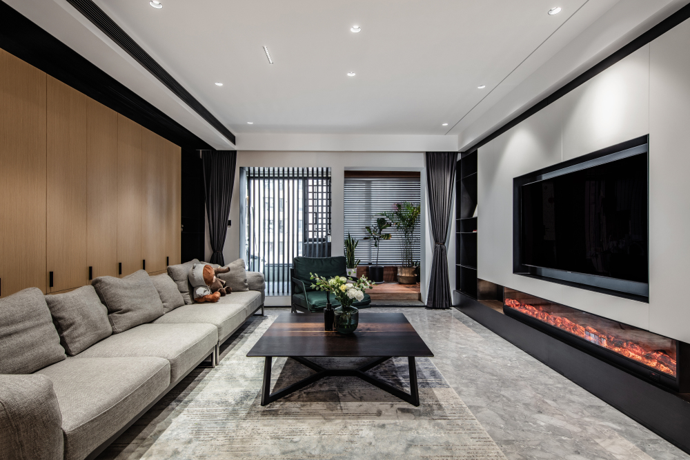 現(xiàn)代簡約風格室內(nèi)設(shè)計家裝案例-客廳 現(xiàn)代簡約風格室內(nèi)設(shè)計家裝案例-客廳