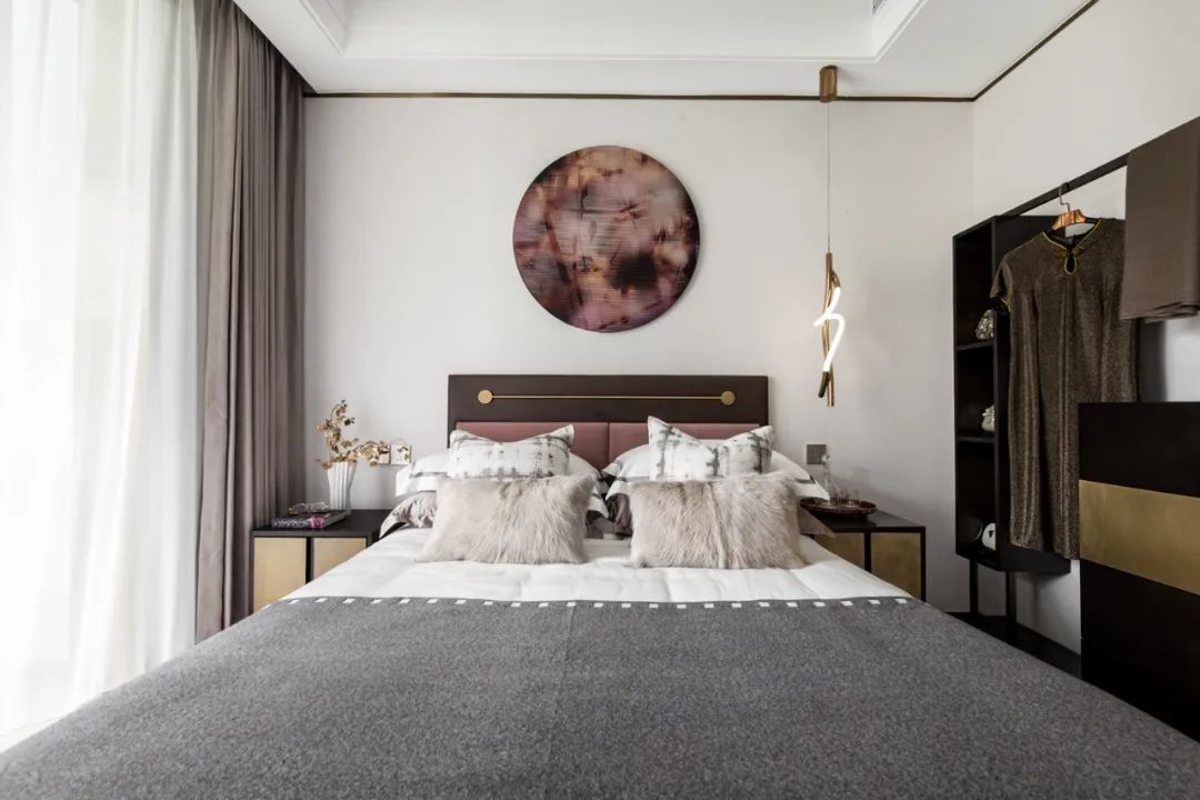 高雅輕奢風格室內(nèi)設計家裝案例-次臥 高雅輕奢風格室內(nèi)設計家裝案例-次臥