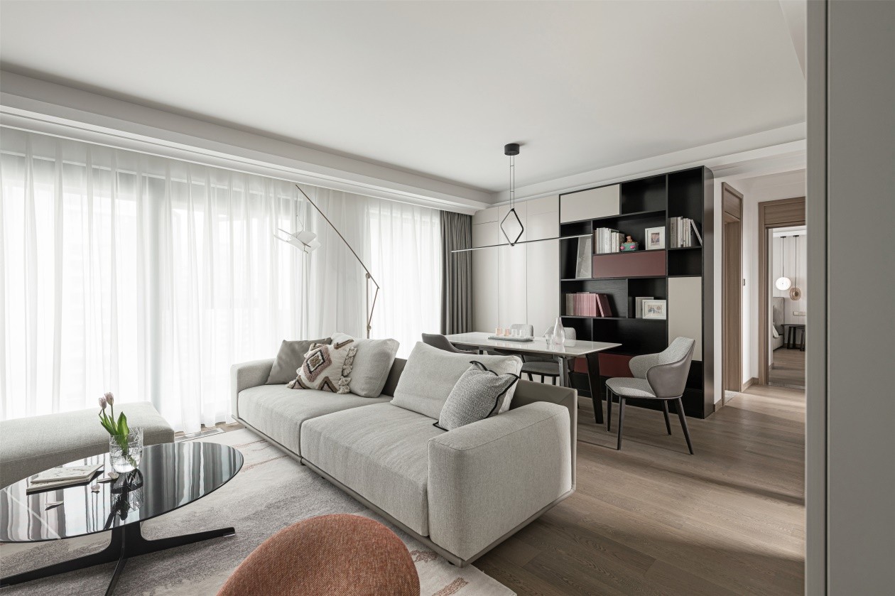 現(xiàn)代簡約風格室內(nèi)設(shè)計家裝案例-客餐廳 現(xiàn)代簡約風格室內(nèi)設(shè)計家裝案例-客餐廳