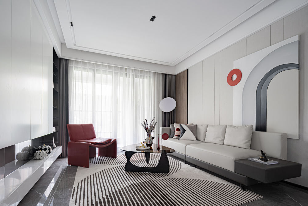 現(xiàn)代前衛(wèi)風(fēng)格室內(nèi)設(shè)計(jì)家裝案例-客廳 現(xiàn)代前衛(wèi)風(fēng)格室內(nèi)設(shè)計(jì)家裝案例-客廳