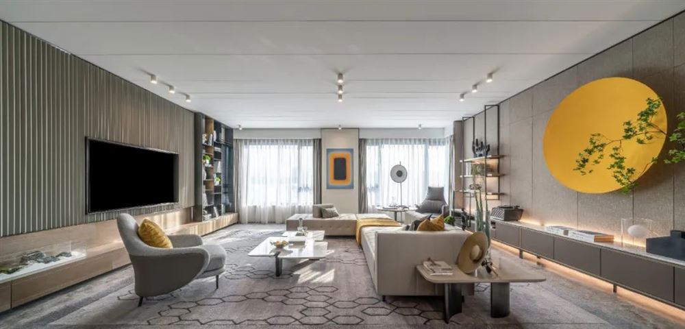 昭通市彝良一中教師小區(qū)現(xiàn)代簡約風格平層裝修案例