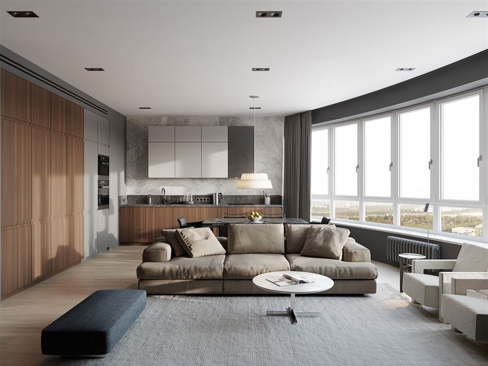 佛山市越秀星匯瀚府歐式風(fēng)格三居室裝修案例