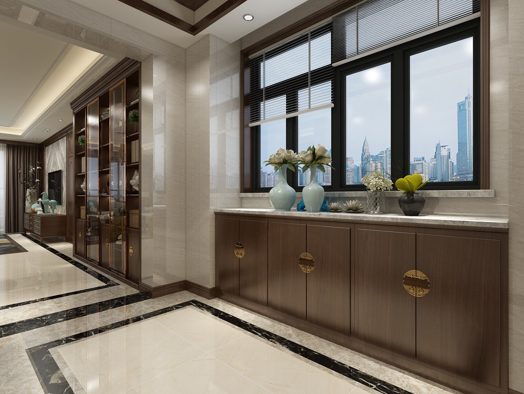 茂名市供銷大廈歐式風(fēng)格三居室裝修案例