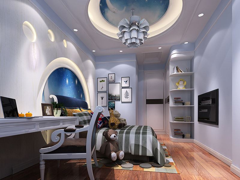 佛山市招商依云國際歐式風(fēng)格三居室裝修案例