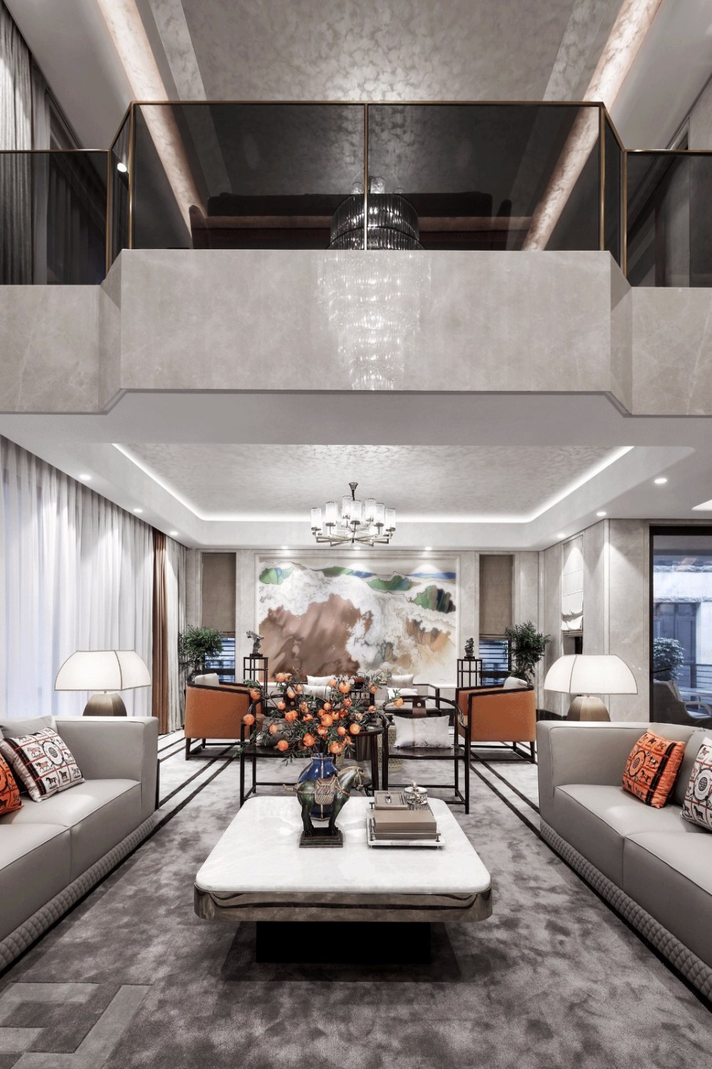 現代簡約風格室內設計家裝案例-客廳 現代簡約風格室內設計家裝案例-客廳