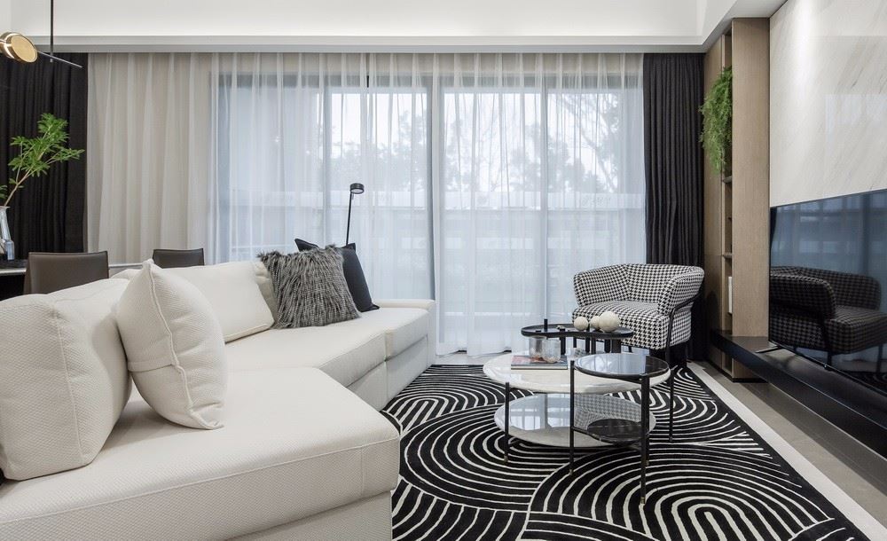 佛山市招商城市主場現(xiàn)代簡約風(fēng)格三居室裝修案例