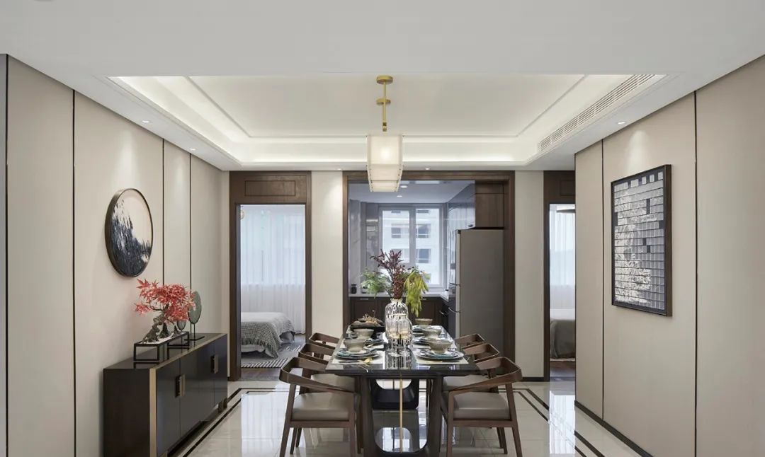 現(xiàn)代新中式風(fēng)格室內(nèi)設(shè)計家裝案例-餐廳 現(xiàn)代新中式風(fēng)格室內(nèi)設(shè)計家裝案例-餐廳