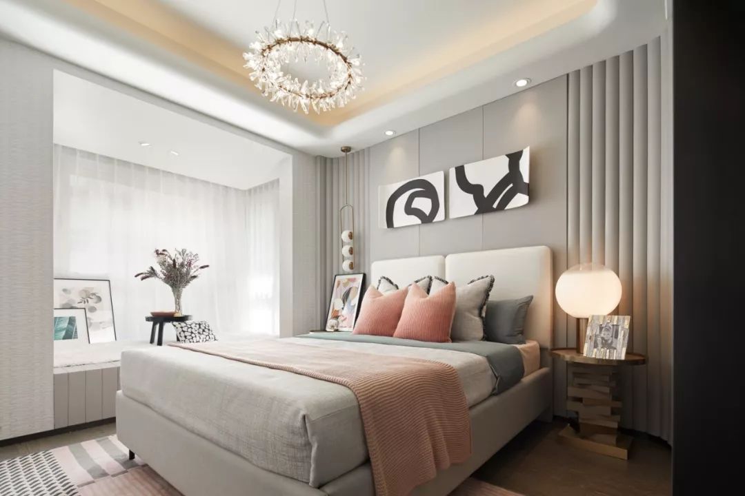 新中式風格家裝設計室內(nèi)裝修效果圖-臥室 新中式風格家裝設計室內(nèi)裝修效果圖-臥室