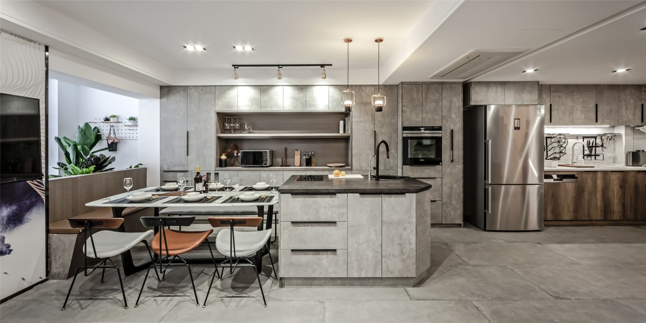 現(xiàn)代前衛(wèi)風(fēng)格室內(nèi)設(shè)計家裝案例-餐廳 現(xiàn)代前衛(wèi)風(fēng)格室內(nèi)設(shè)計家裝案例-餐廳