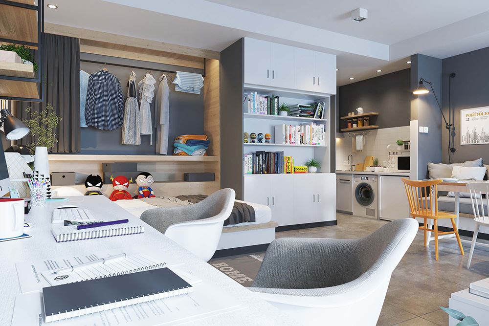 佛山市時代愛車小鎮(zhèn)(佛山)現(xiàn)代簡約風(fēng)格二居室裝修案例