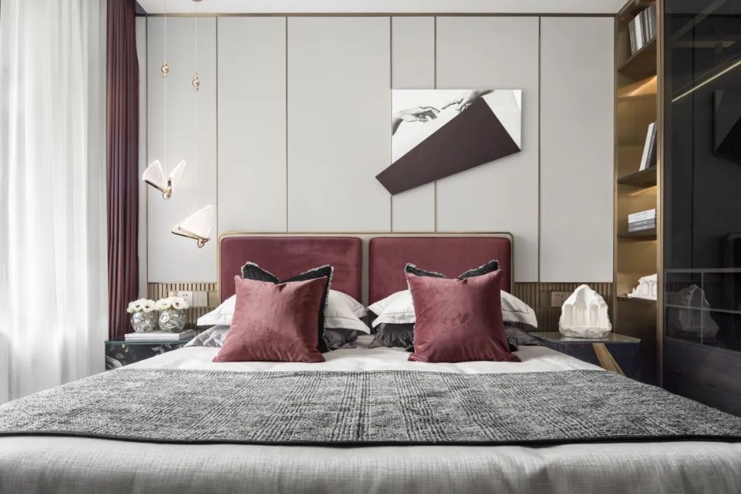 高雅輕奢風格室內(nèi)設計家裝案例-臥室 高雅輕奢風格室內(nèi)設計家裝案例-臥室