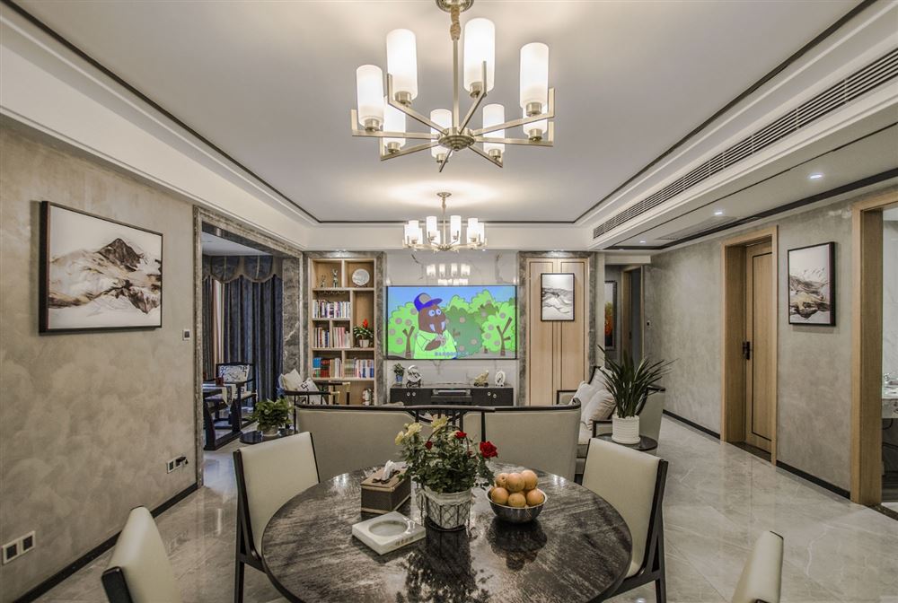 廣州市富力天朗明居歐式風(fēng)格三居室裝修案例