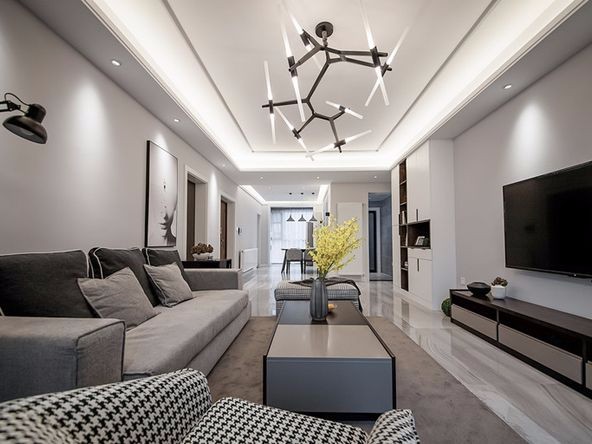 廣州市宇晴軒現代簡約風格三居室裝修案例