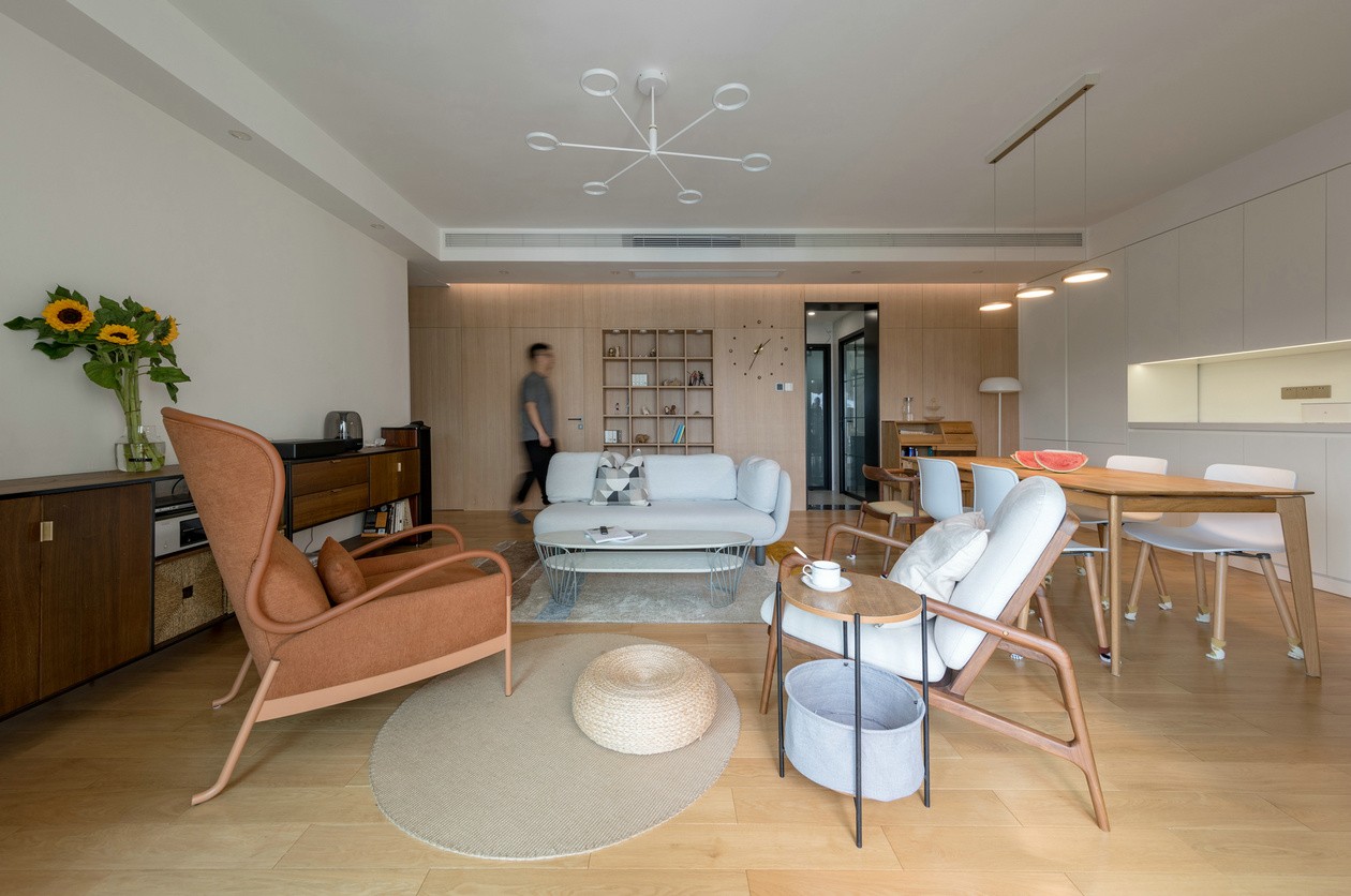 日式原木風(fēng)格室內(nèi)設(shè)計家裝案例-客餐廳 日式原木風(fēng)格室內(nèi)設(shè)計家裝案例-客餐廳