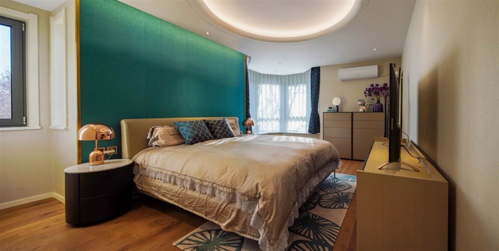 佛山市朝安金茂悅輕奢風(fēng)格四居室裝修案例