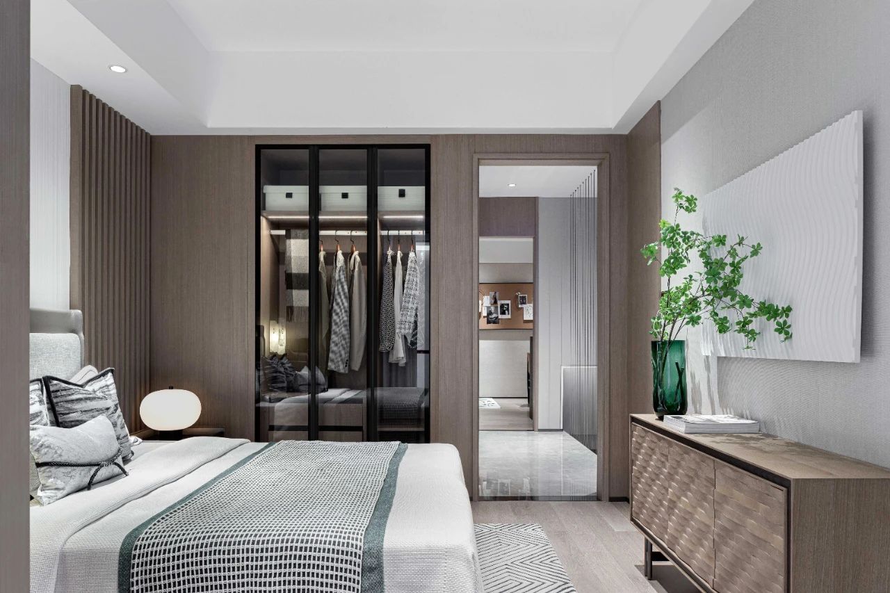 現(xiàn)代簡約風(fēng)格室內(nèi)設(shè)計家裝案例-主臥 現(xiàn)代簡約風(fēng)格室內(nèi)設(shè)計家裝案例-主臥