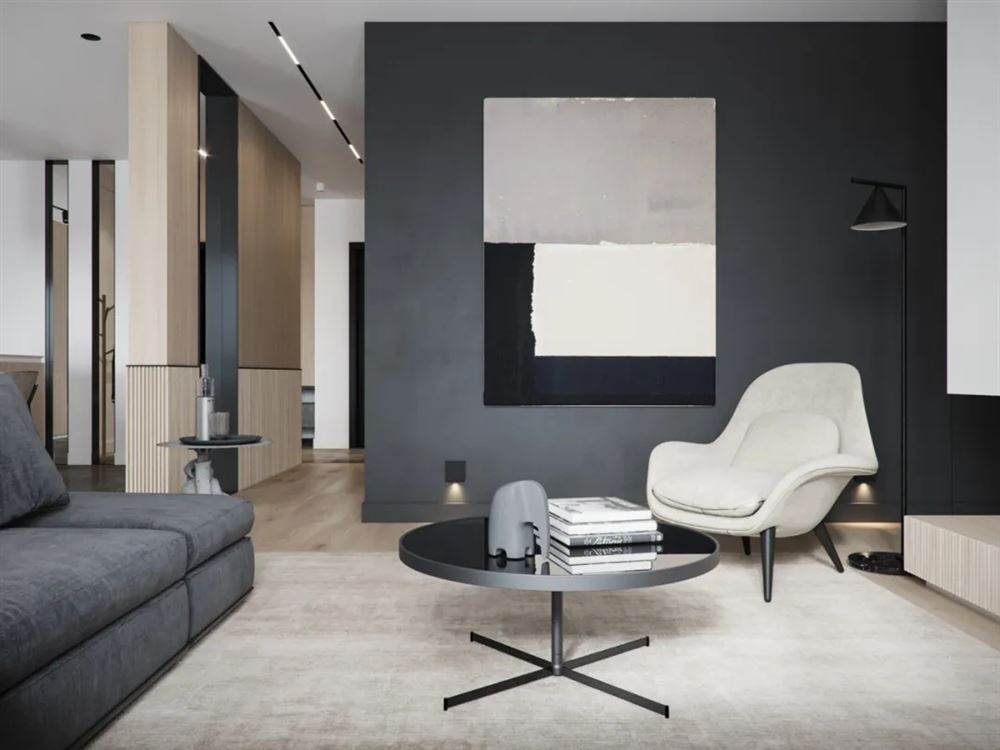 廣州市遠(yuǎn)東&middot;御江豪庭現(xiàn)代簡(jiǎn)約風(fēng)格三居室裝修案例