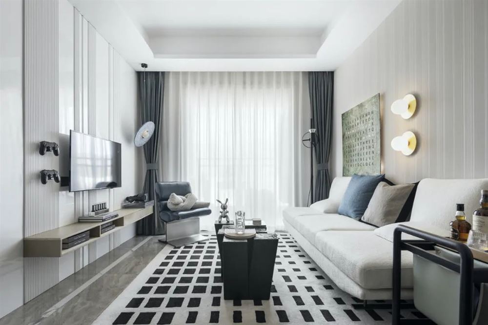 江門市帕佳圖尚品現(xiàn)代簡(jiǎn)約風(fēng)格二居室裝修案例